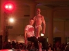 Performer 4 - Waxie Moon and a helpful audience volunteer.  Photo by Malixe Photo